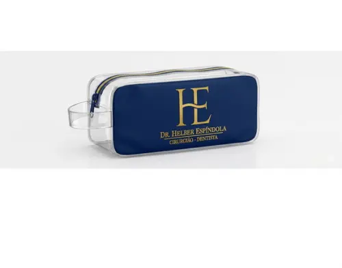 Bolsa Comercial Pvc 20 cm x 10 cm com Alça