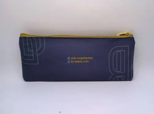 Carteira Comercial Odontologia Modelo 25 cm x 9cm Azul m