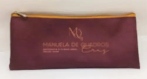 Carteira Comercial Odontologia Modelo 25 cm x 9cm Bordô