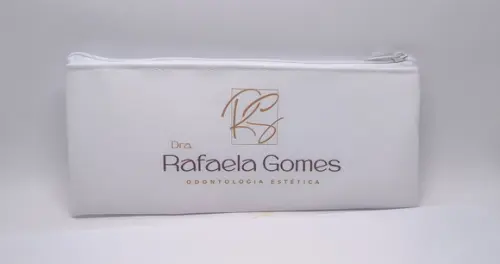 Carteira Comercial Odontologia Modelo 25 cm x 9cm Branca 012