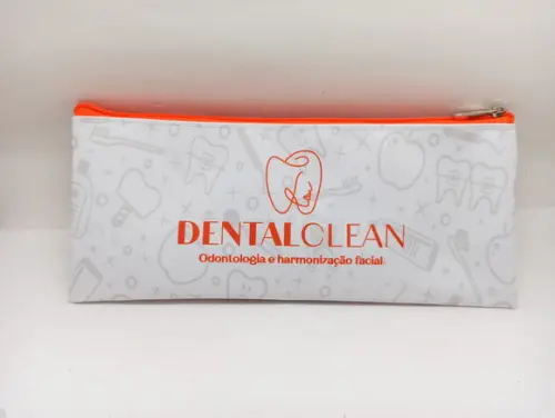 Carteira Comercial Odontologia Modelo 25 cm x 9cm Branca 003