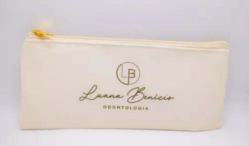 Carteira Comercial Odontologia Modelo 25 cm x 9cm Marfim 001