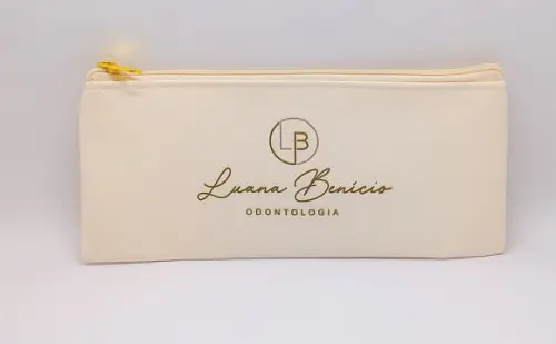 Carteira Comercial Odontologia Modelo 25 cm x 9cm Marfim 001