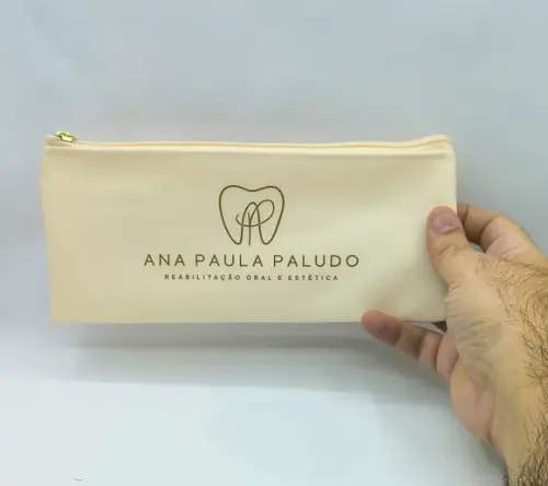Carteira Comercial Odontologia ou Dentista 25 cm Marfim