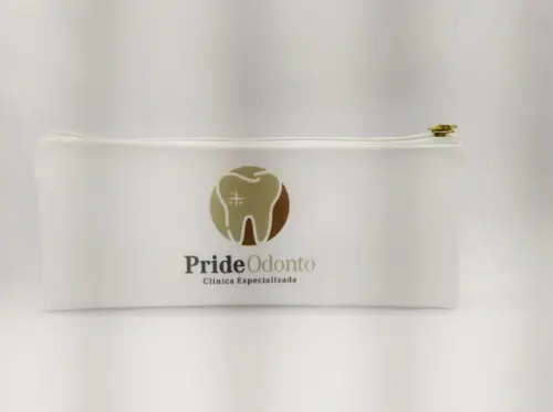 Carteira Odontologia Modelo 25 cm x 9cm Branca 006