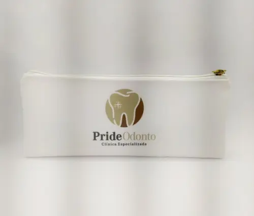 Carteira Odontologia Modelo 25 cm x 9cm Branca 006