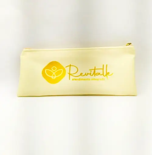 Carteira Odontologia Modelo 25 cm x 9cm Bege 001