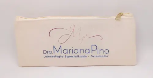 Carteira Odontologia Modelo 25 cm x 9cm Marfim 005