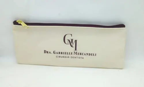 Carteira Odontologia Modelo 25 cm x 9cm Marfim