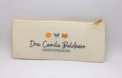 Carteira Odontologia Modelo 25 cm x 9cm Marfim 007