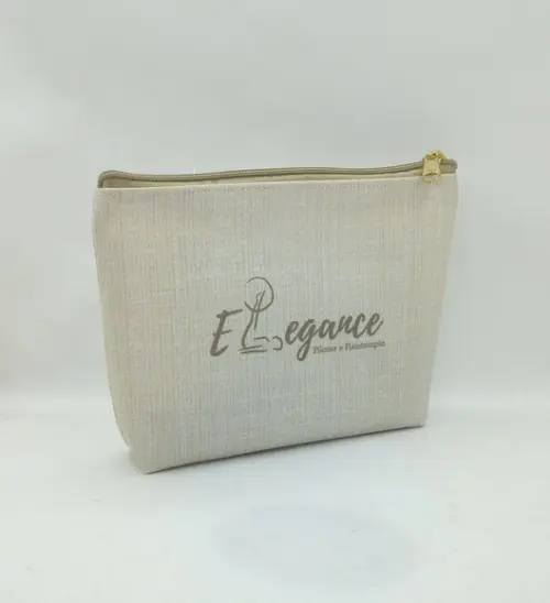 Necessaire Comercial 18cm - Estampa Linho