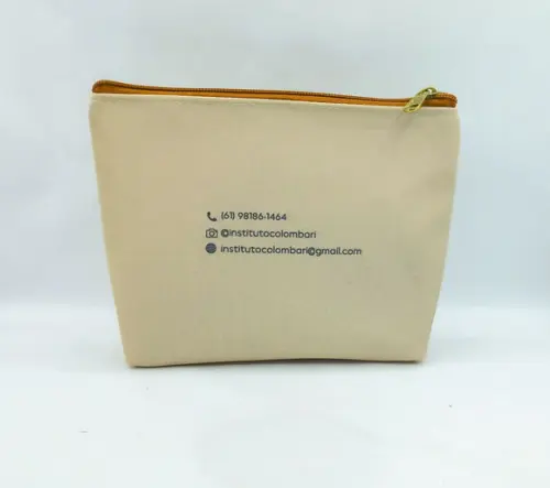 Necessaire Comercial Odontologia 18cm Bege