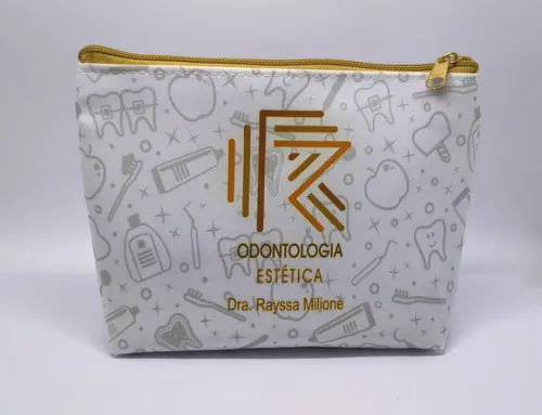 Necessaire Comercial Odontologia 18cm Mod Branca