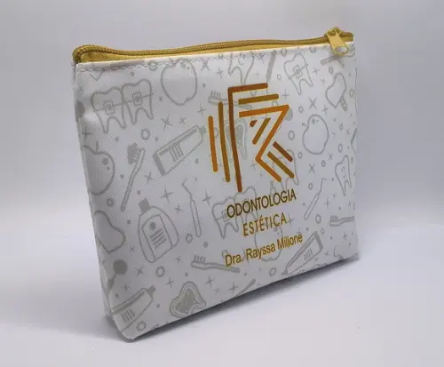 Necessaire Comercial Odontologia 18cm Mod Branca