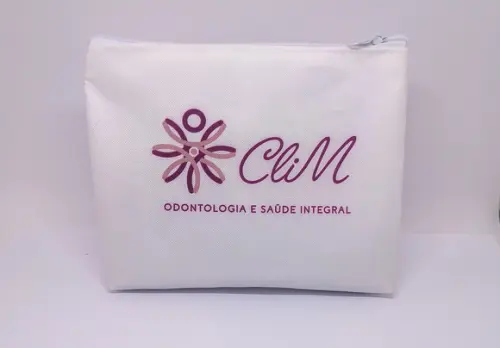 Necessaire Comercial Odontologia 18cm Mod Branca