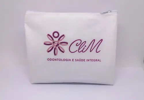 Necessaire Comercial Odontologia 18cm Mod Branca