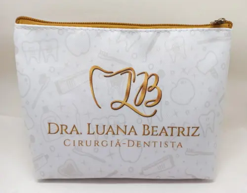 Necessaire Comercial Odontologia 18cm Mod Branca 0006
