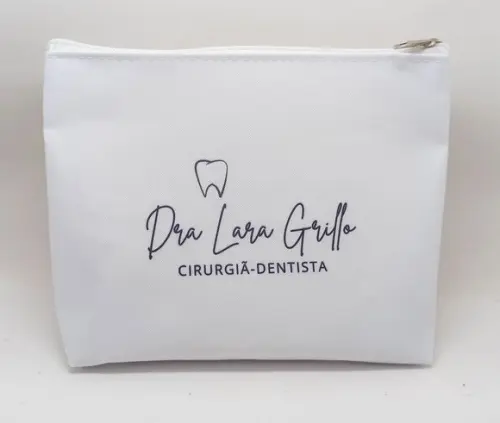 Necessaire Comercial Odontologia 18cm Mod Branca 0009