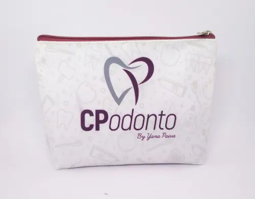 Necessaire Comercial Odontologia 18cm Mod Branca 0013
