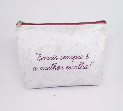 Necessaire Comercial Odontologia 18cm Mod Branca 0013