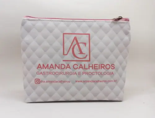 Necessaire Comercial Odontologia 18cm Mod Branca 007