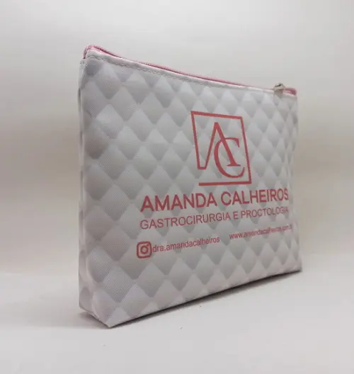 Necessaire Comercial Odontologia 18cm Mod Branca 007