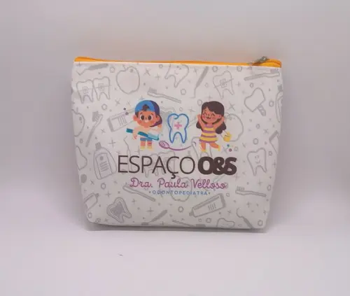 Necessaire Comercial Odontologia 18cm Mod Branca 010