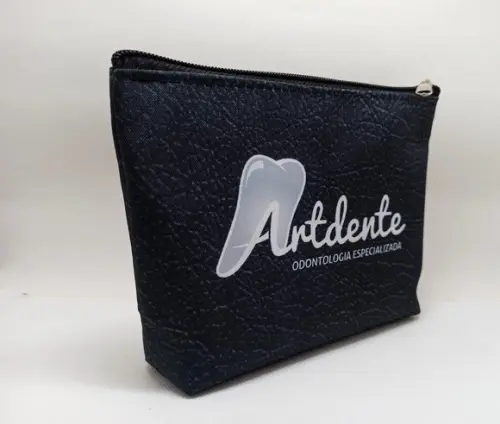 Necessaire Comercial Odontologia 18cm Preta Mod V 001