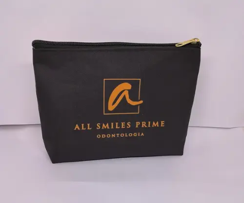 Necessaire Comercial Odontologia 18cm Preta Mod V 004