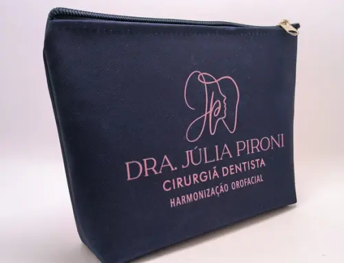 Necessaire Comercial Odontologia 18cm Preta Mod V 007