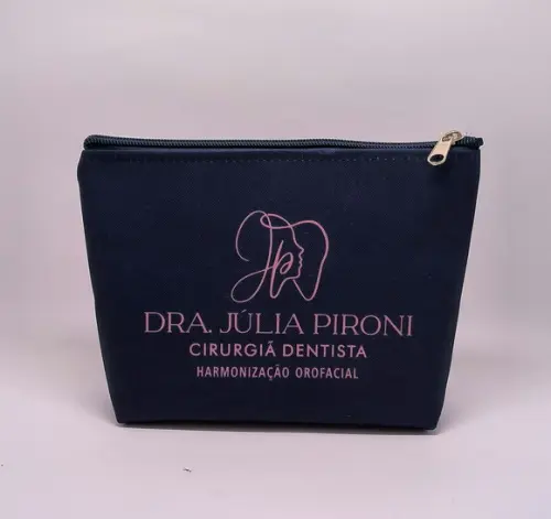 Necessaire Comercial Odontologia 18cm Preta Mod V 007