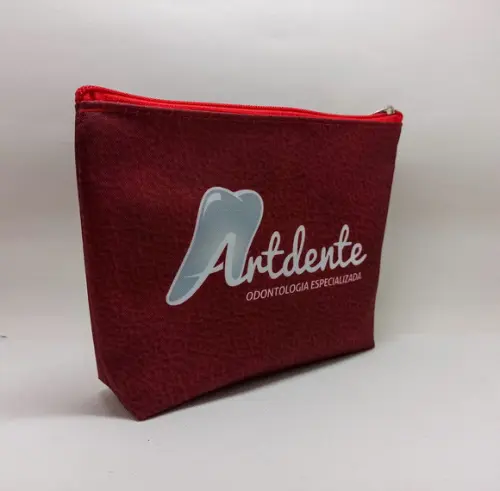 Necessaire Comercial Odontologia 18cm Vermelha Mod V 001