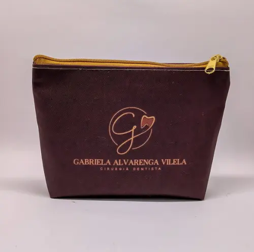 Necessaire Comercial Odontologia Modelo 18cm Bordô