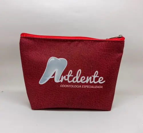 Necessaire Comercial Odontologia 18cm Vermelha Mod V 001