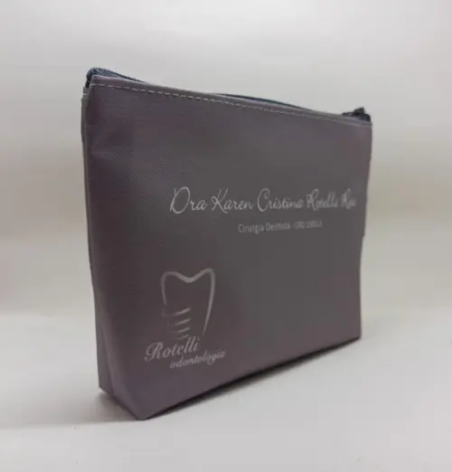 Necessaire Comercial Odontologia Modelo 18cm Cinza 002