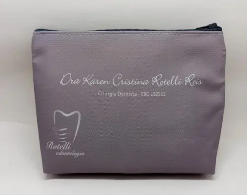 Necessaire Comercial Odontologia Modelo 18cm Cinza 002