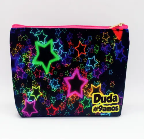 Necessaire Festa Estrela Neon (nao Brilha)