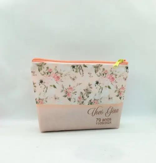 Necessaire Floral - com Nome Individualmente
