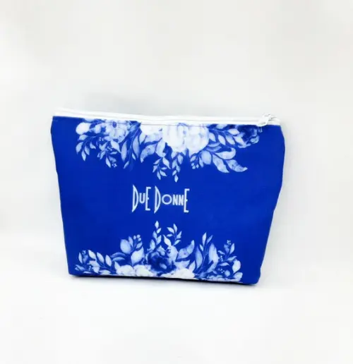 Necessaire Floral Azul