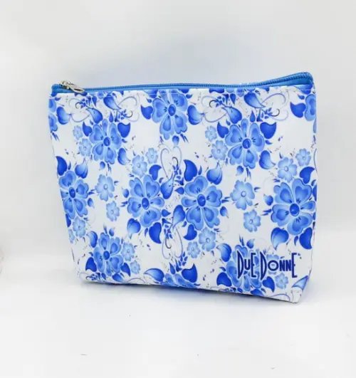 Necessaire Floral Azul