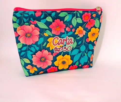Necessaire Floral Azul 001