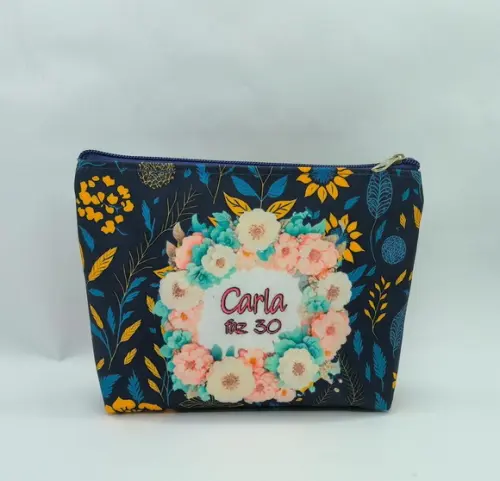 Necessaire Floral Azul 002