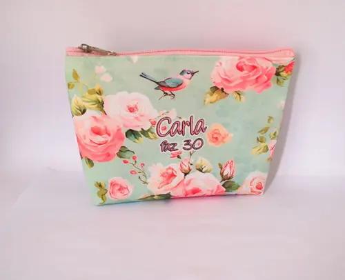 Necessaire Floral e Passaros