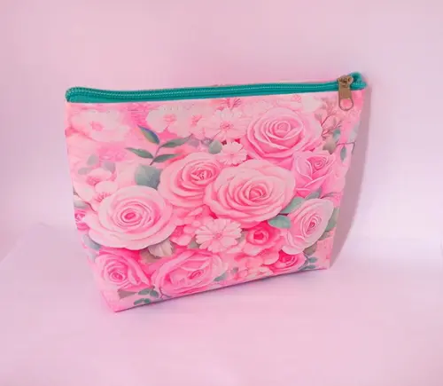 Necessaire Floral Rosas 001