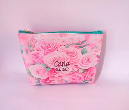 Necessaire Floral Rosas 001