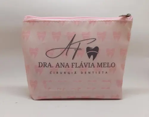 Necessaire Odontologia 18cm - Modelo Rosa 002