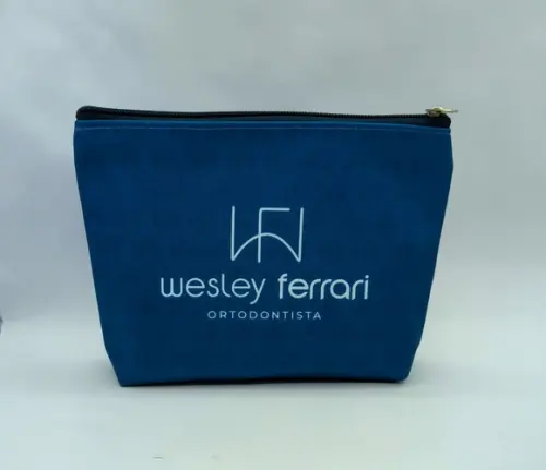 Necessaire Odontologia 18cm Azul 005