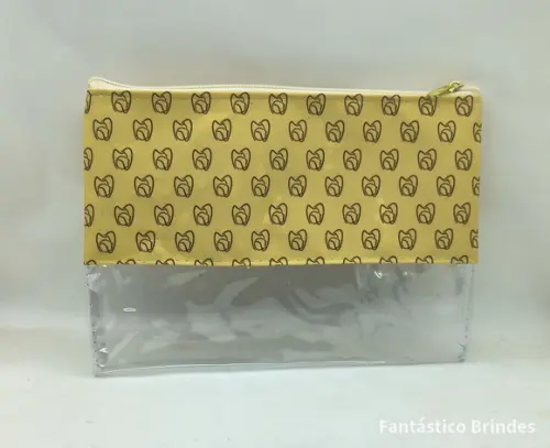 Necessaire Pvc 22 x 15 cm em Pvc ( Frente e Verso )