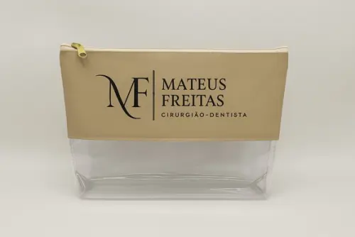 Necessaire Pvc 22cm x 15 cm em Pvc ( com Fundo)
