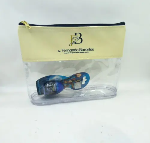 Necessaire Pvc 22cm x 15 cm em Pvc ( com Fundo)